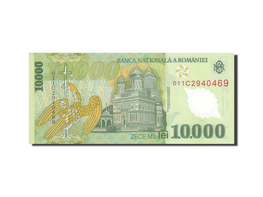 Banconote, Romania, 10,000 Lei, 2000-2001, KM:112a, 2000, FDS