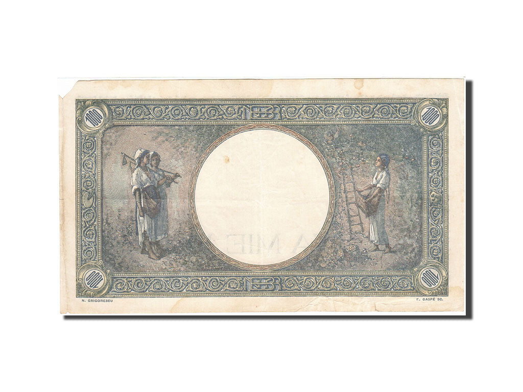 Romania, 1000 Lei, 1941, 1941-09-10, KM:52a, VF(20-25)