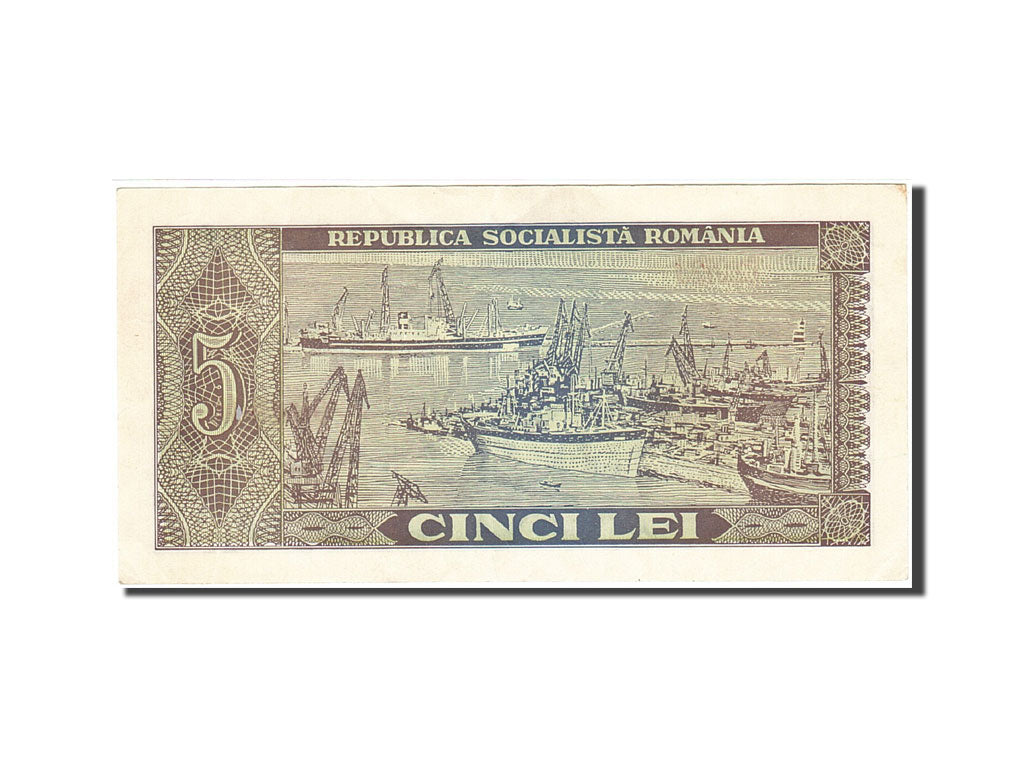 Romania, 5 Lei, 1966, 1966-, KM:93a, EF(40-45)