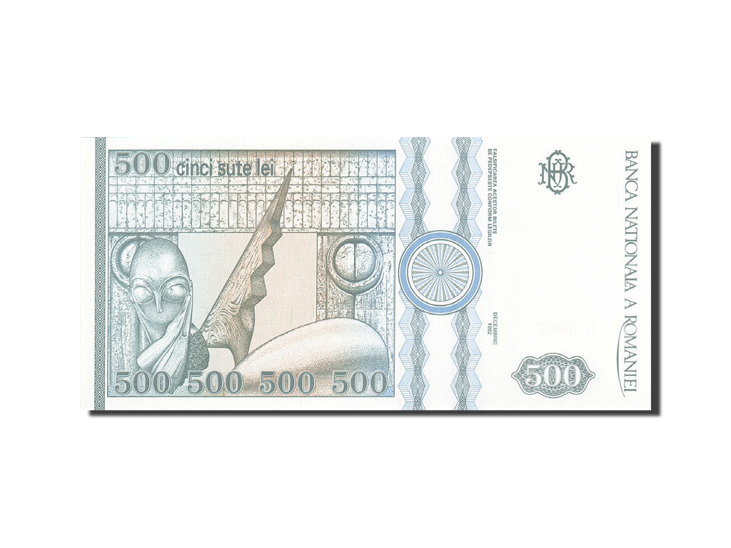 Banknote, Romania, 500 Lei, 1991-1994, 1992, KM:101b, UNC(65-70)