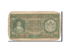 Bulgaria, 250 Leva, 1943, 1943, KM:65a, VG(8-10)