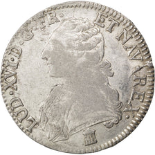 FRANCE, Écu aux branches d'olivier, ECU, 1784, Bordeaux, KM #564.8, VF(20-25), .