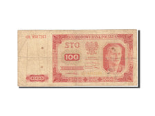 Poland, 100 Zlotych, 1948, 1948-07-01, KM:139a, VG(8-10)