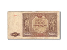 Billet, Pologne, 1000 Zlotych, 1945, 1946-01-15, KM:122, TB