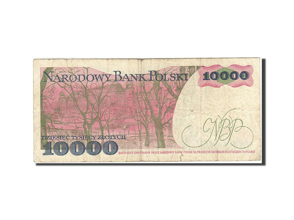 Geldschein, Polen, 10,000 Zlotych, 1987-1990, 1988-12-01, KM:151b, S