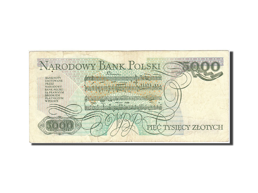Banknote, Poland, 5000 Zlotych, 1982, 1982-06-01, KM:150a, VF(20-25)