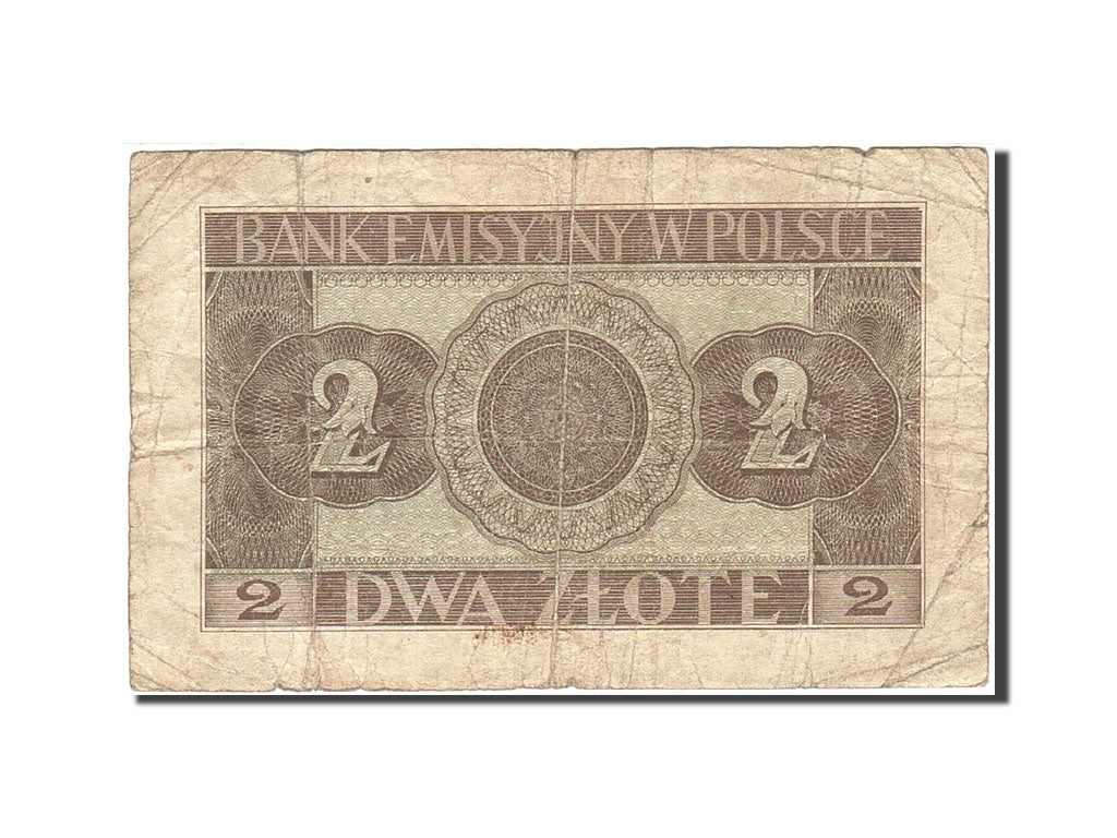 Poland, 2 Zlote, 1941, 1941-08-01, KM:100, VG(8-10)