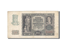 Billet, Pologne, 20 Zlotych, 1940, 1940-03-01, KM:95, B