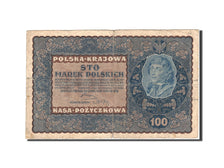 Poland, 100 Marek, 1919, 1919-08-23, KM:27, VG(8-10)