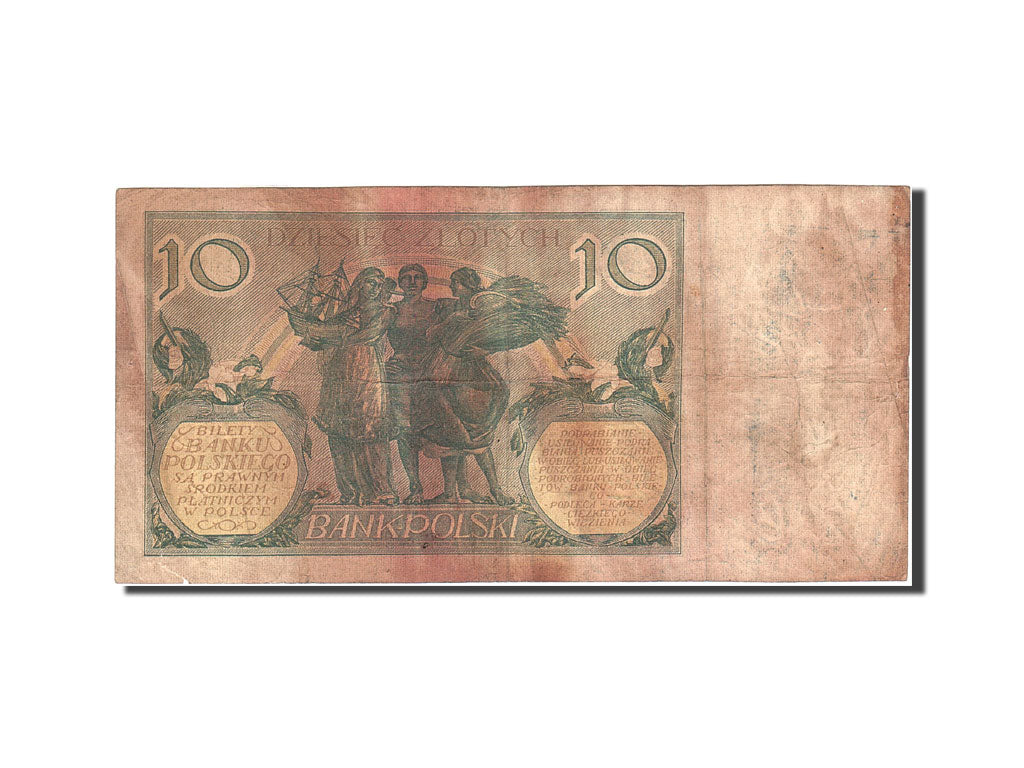 Billet, Pologne, 10 Zlotych, 1929, 1929-07-20, KM:69, B
