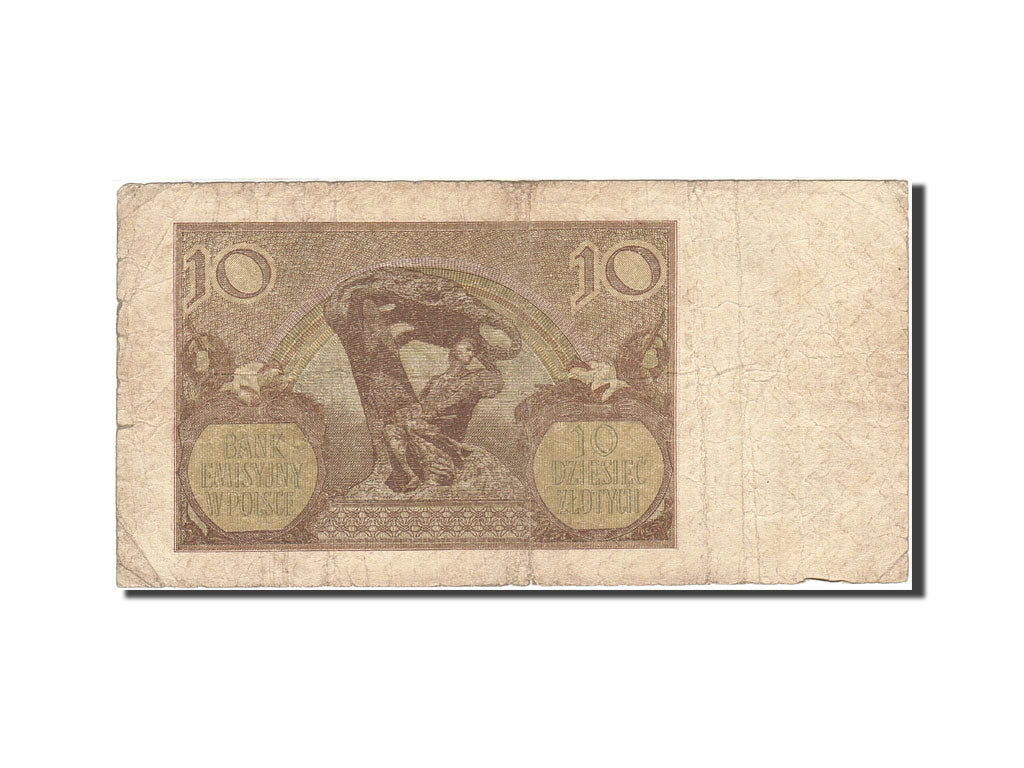 Polonia, 10 Zlotych, 1940, KM:94, 1940-03-01, B