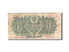 Poland, 1 Zloty, 1944, 1944, KM:105a, VG(8-10)