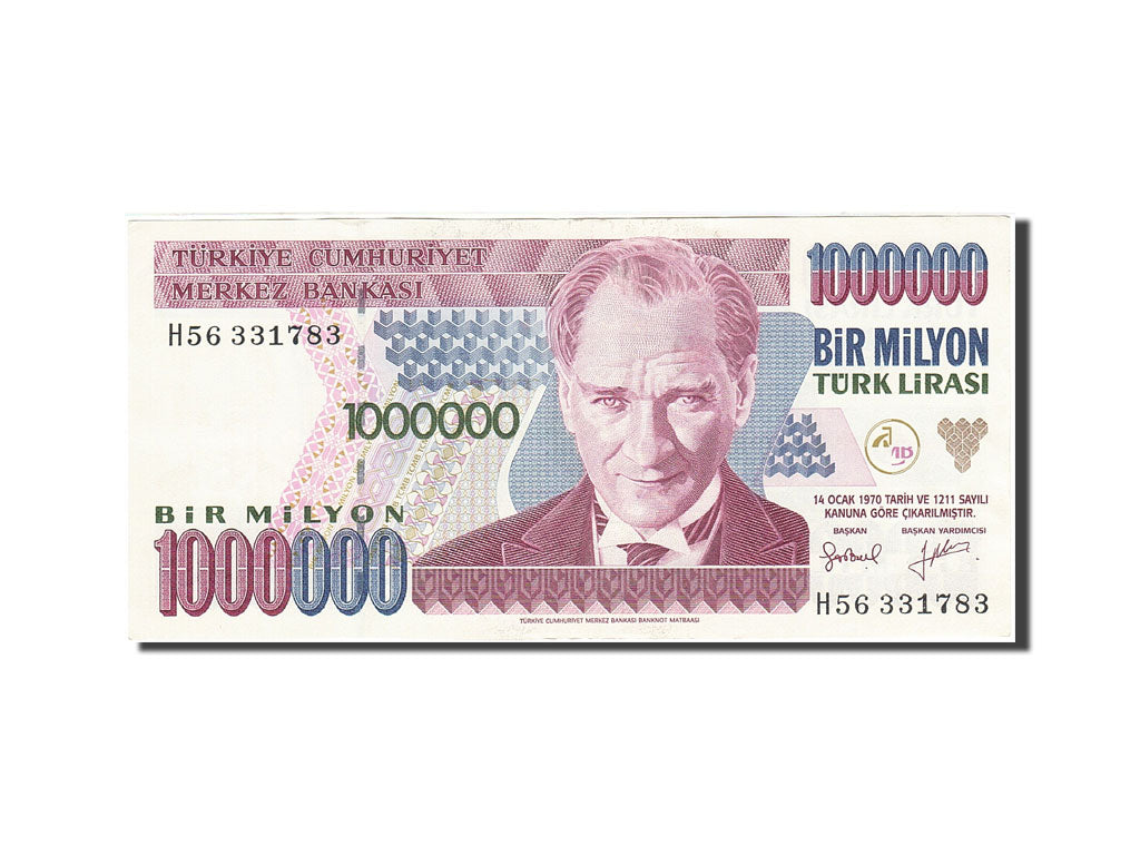 Billet, Turquie, 1,000,000 Lira, 1984-1997, 1995, KM:209, SPL