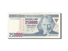 Turkey, 250,000 Lira, 1984-1997, KM:207, 1992, EF(40-45)