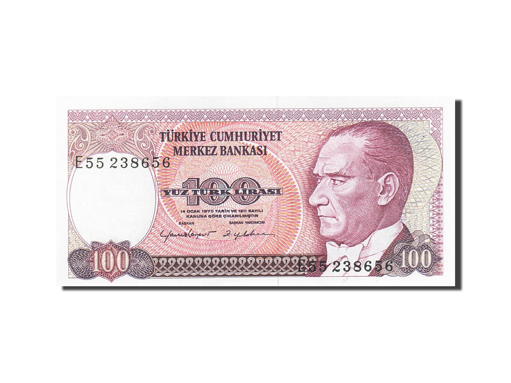 Banknote, Turkey, 100 Lira, 1984-1997, 1984, KM:194a, UNC(65-70)