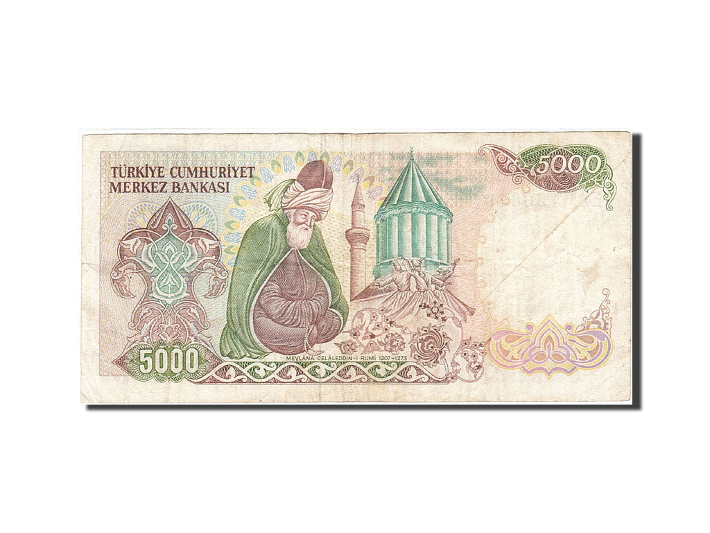 Banknote, Turkey, 5000 Lira, 1984-1997, 1985, KM:197, VF(20-25)