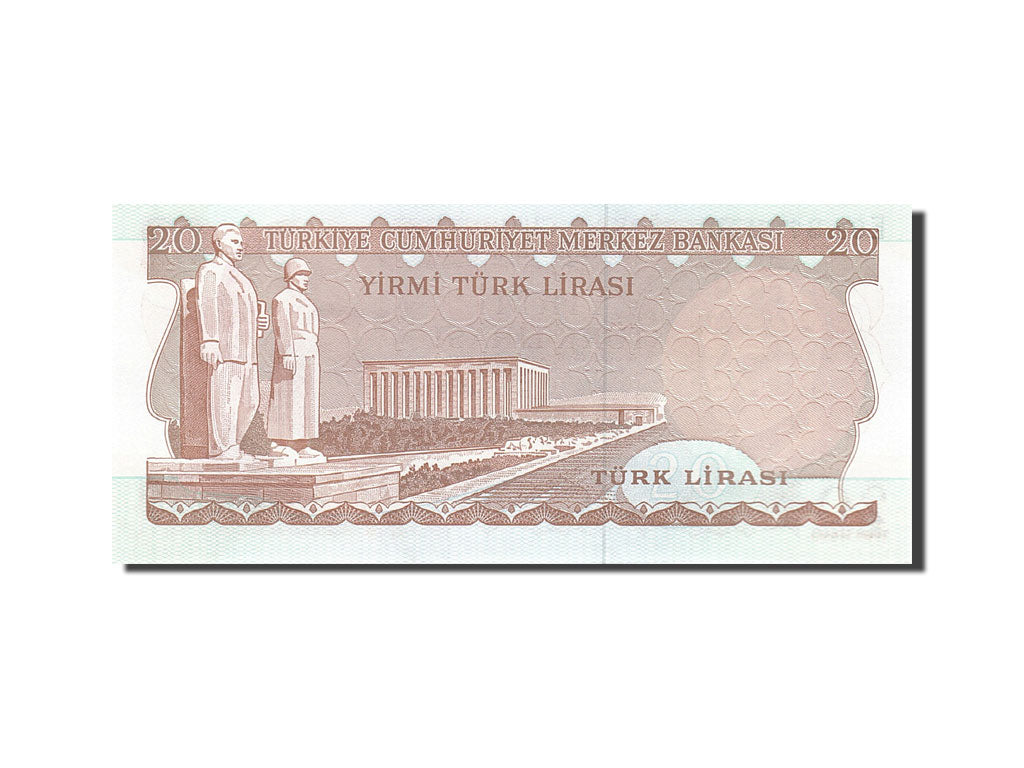 Turkey, 20 Lira, 1971-1982, KM:187a, 1974, UNC(65-70)