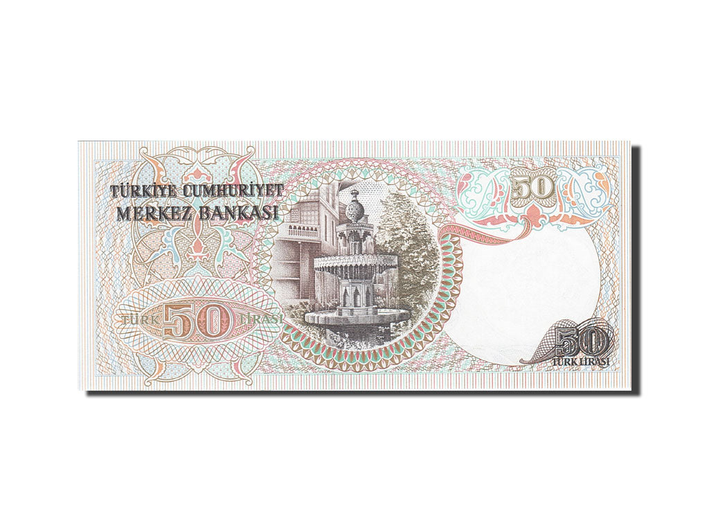Banknote, Turkey, 50 Lira, 1971-1982, 1976, KM:188, UNC(65-70)