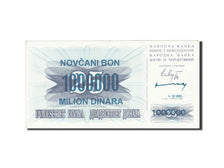Billet, Bosnia - Herzegovina, 1,000,000 Dinara, 1993, 1993-09-01, KM:35a, SUP