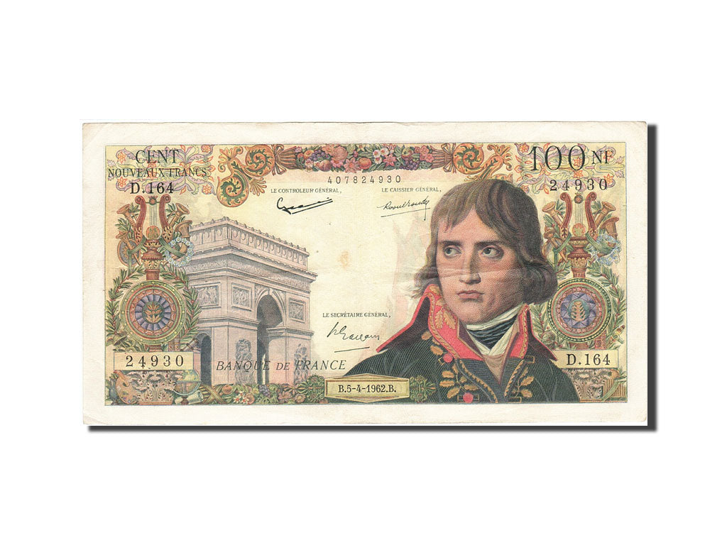 France, 100 Nouveaux Francs, 1959, 1962-04-05, KM:144a, TTB, Fayette:59.15