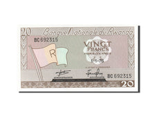 Billet, Rwanda, 20 Francs, 1964, 1976-01-01, KM:6e, NEUF