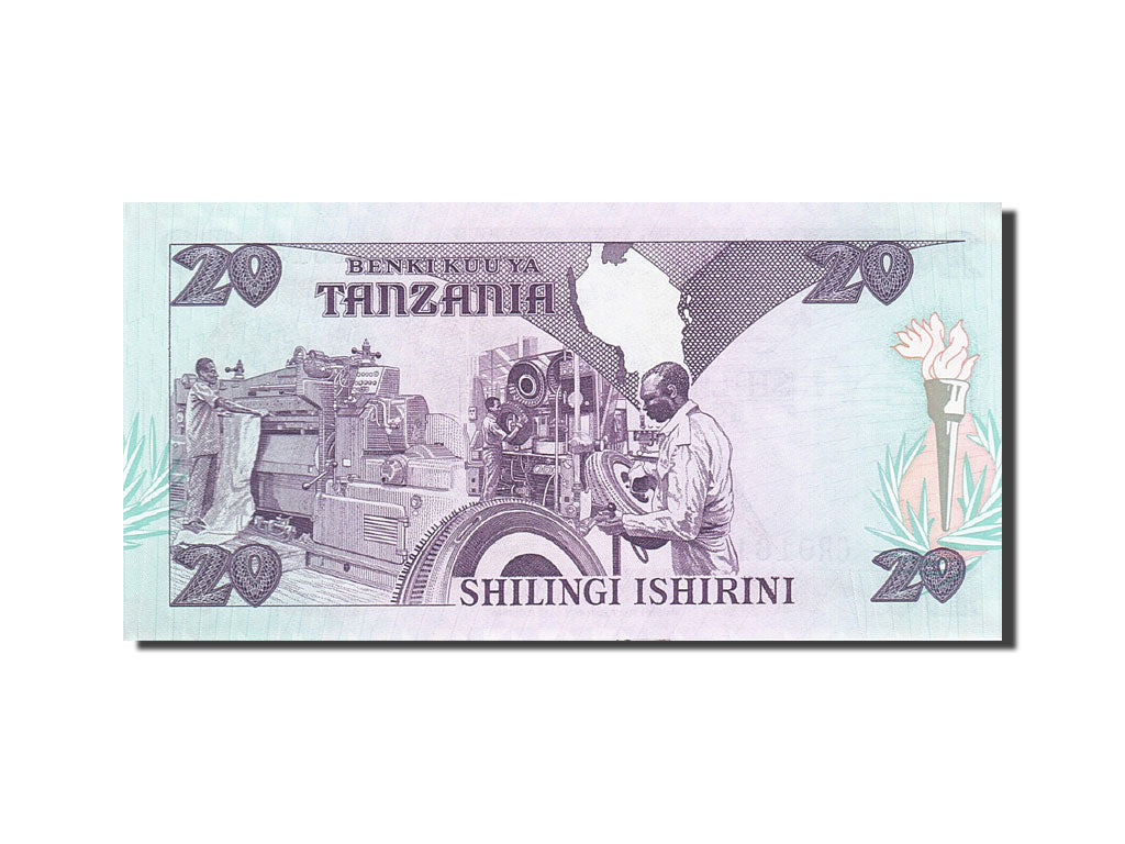 Tanzania, 20 Shilingi, 1986, KM:12, UNC(65-70)