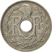FRANCE, Lindauer, 5 Centimes, 1938, KM #875a, EF(40-45), Nickel-Bronze, 17,...
