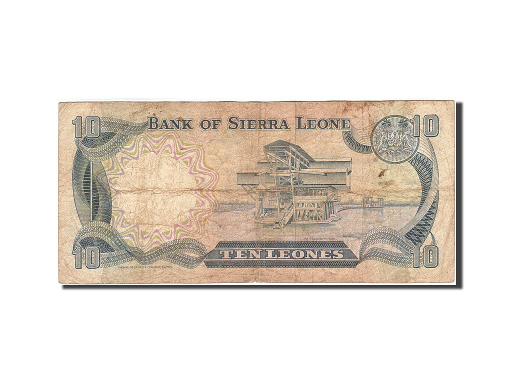 Sierra Leone, 10 Leones, 1980, 1980-07-01, KM:13, VG(8-10)