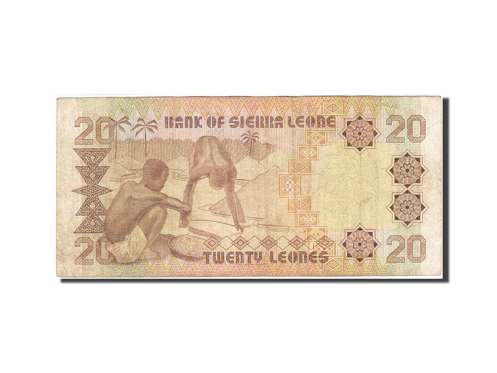 Banknote, Sierra Leone, 20 Leones, 1982, 1984-08-24, KM:14b, VF(20-25)