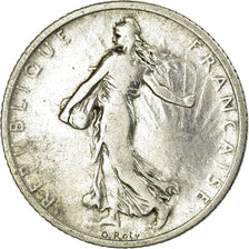 Munten, Frankrijk, Semeuse, Franc, 1900, ZG+, Zilver, KM:844.1, Gadoury:467