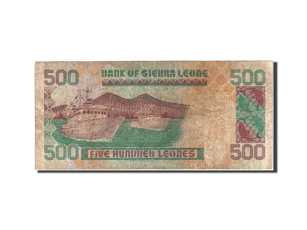 Banknote, Sierra Leone, 500 Leones, 1995-2000, 1995-04-27, KM:23a, VF(20-25)