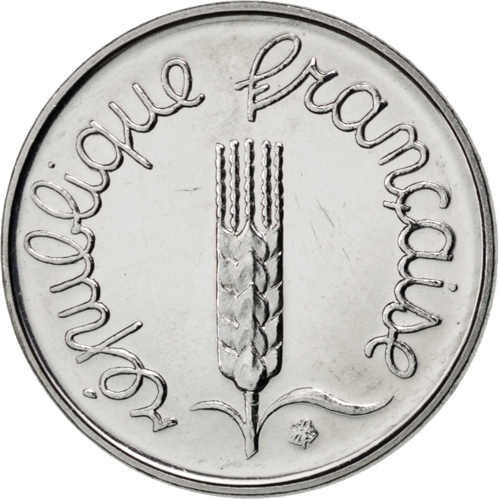 FRANCE, Épi, Centime, 1991, Paris, KM #928, MS(63), Stainless Steel, 15, Gadoury