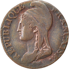 Coin, France, Dupré, 5 Centimes, 1795, Paris, VF(30-35), Bronze, KM:635.1