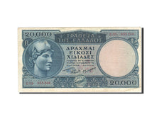 Greece, 20,000 Drachmai, 1947-1949, 1949-12-29, KM:183a, EF(40-45)
