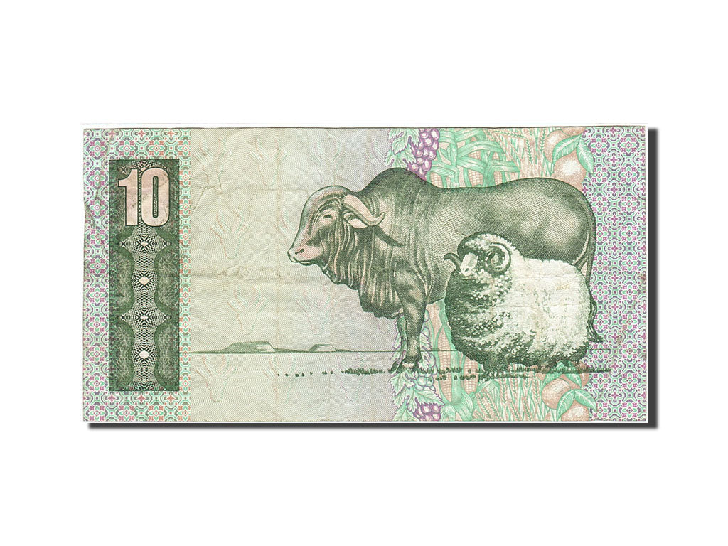 South Africa, 10 Rand, 1973-1984, 1990-1993, KM:120e, VF(20-25)