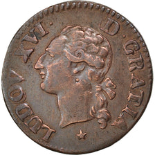 Munten, Frankrijk, Louis XVI, Liard, Liard, 1788, Lille, ZF, Koper, KM:585.14