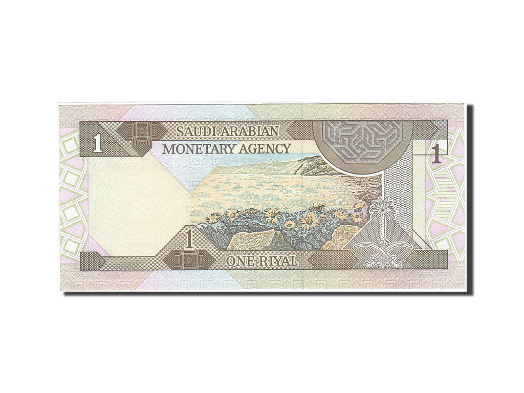 Banknote, Saudi Arabia, 1 Riyal, 1983-1984, 1984, KM:21b, AU(55-58)