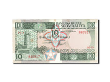 Somalia, 10 Shilin = 10 Shillings, 1982-1983, 1987, KM:32c, EF(40-45)