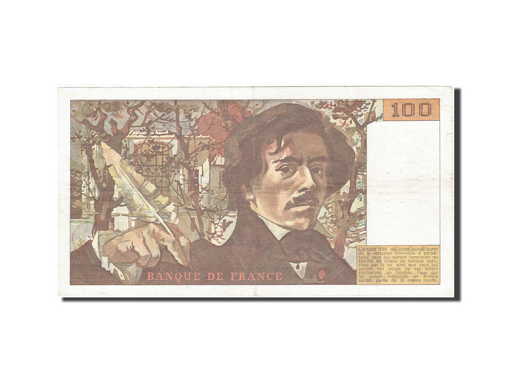 France, 100 Francs, 1978, KM:154c, 1987, EF(40-45), Fayette:69.11