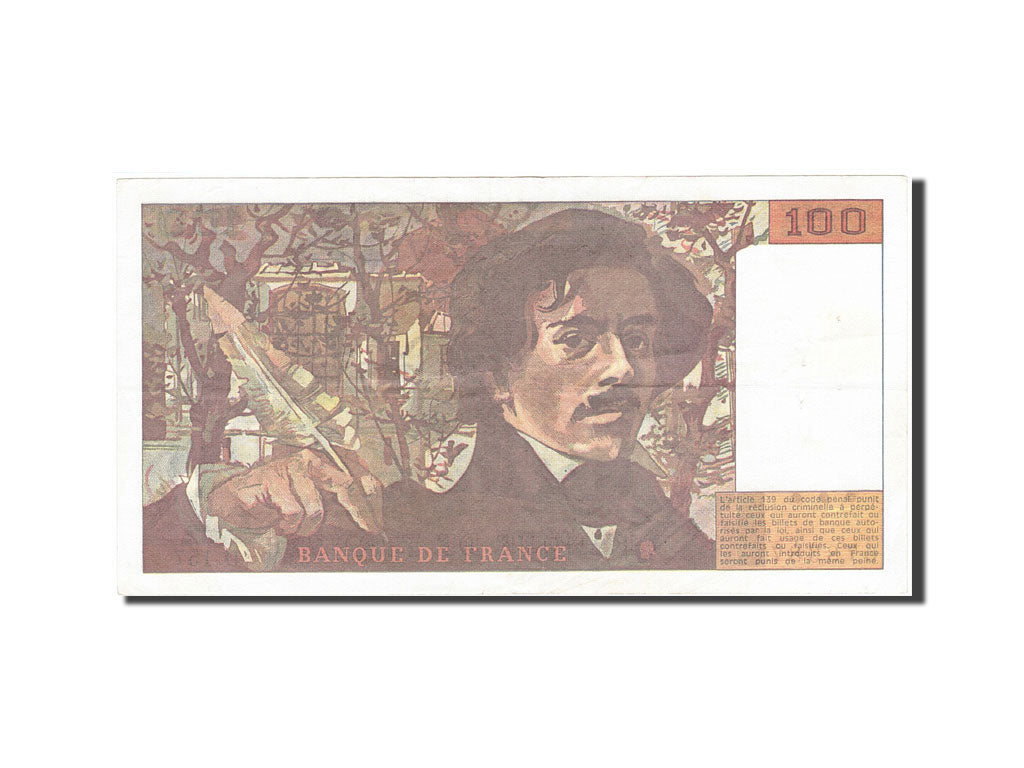 France, 100 Francs, 1978, KM:154e, 1990, EF(40-45), Fayette:69bis.2b