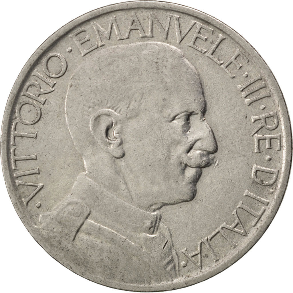 Italie, Victor Emmanuel III, 2 Lire 1924 R Rome, KM 63