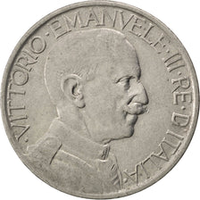 Italie, Victor Emmanuel III, 2 Lire 1924 R Rome, KM 63