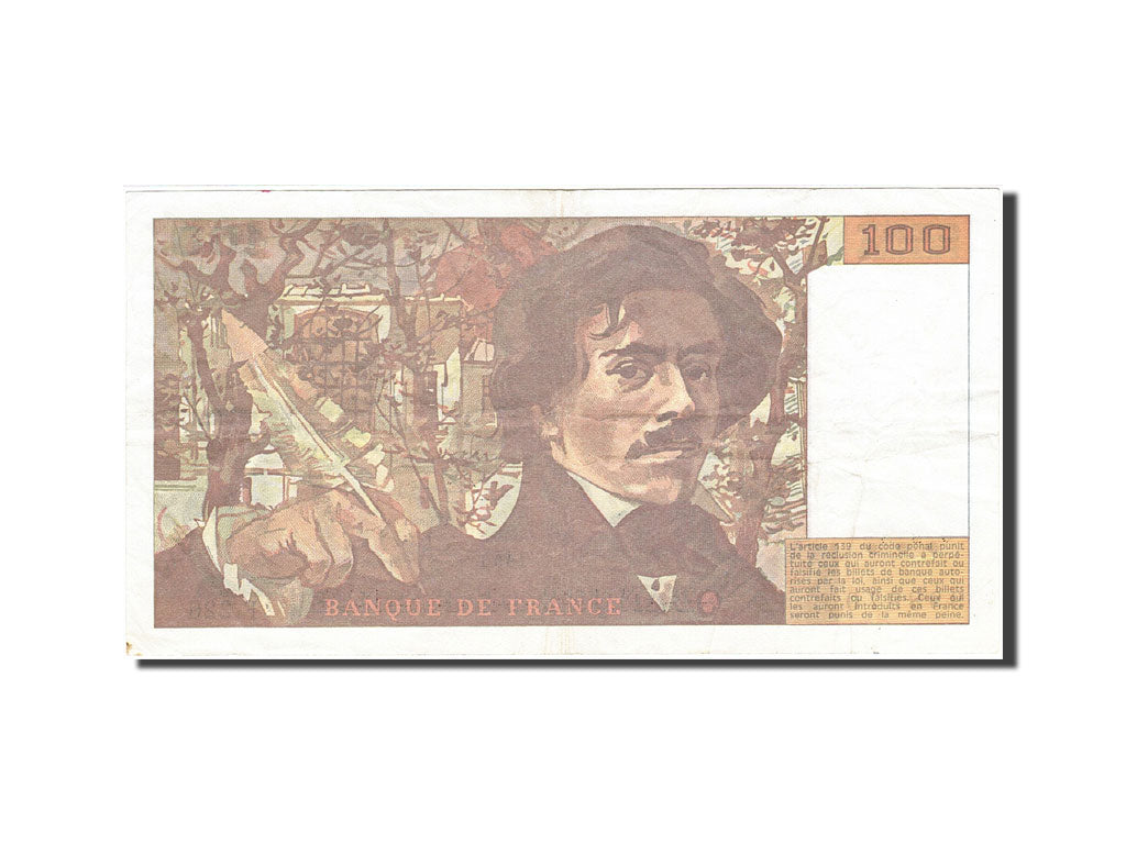 France, 100 Francs, 1978, KM:154g, 1993, EF(40-45), Fayette:69bis.8
