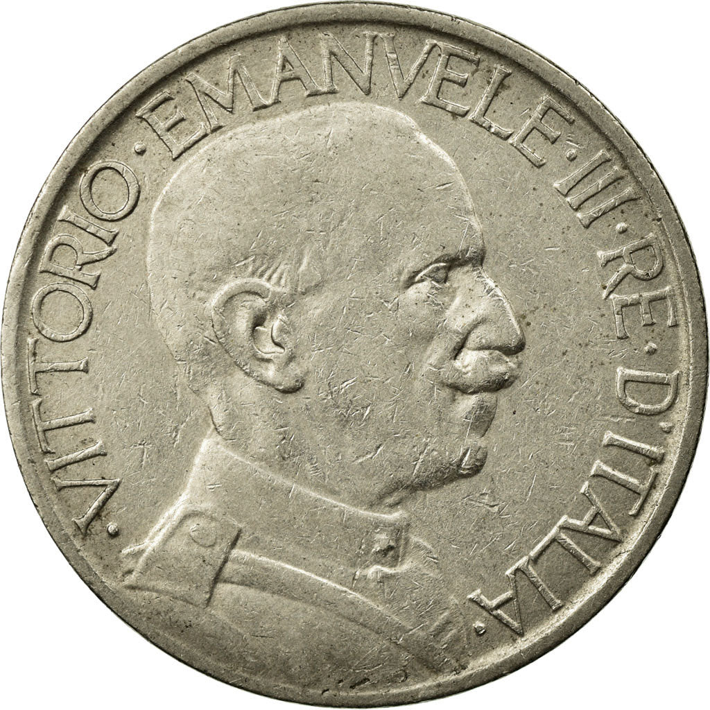 Coin, Italy, Vittorio Emanuele III, 2 Lire, 1924, Rome, EF(40-45), Nickel, KM:63