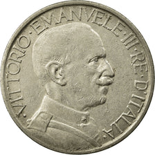 Coin, Italy, Vittorio Emanuele III, 2 Lire, 1924, Rome, EF(40-45), Nickel, KM:63