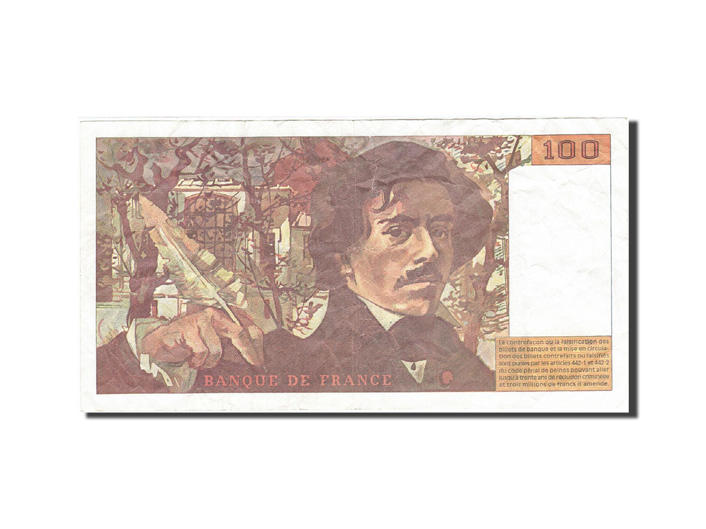France, 100 Francs, 1978, KM:154h, 1994, VF(20-25), Fayette:69ter.1b