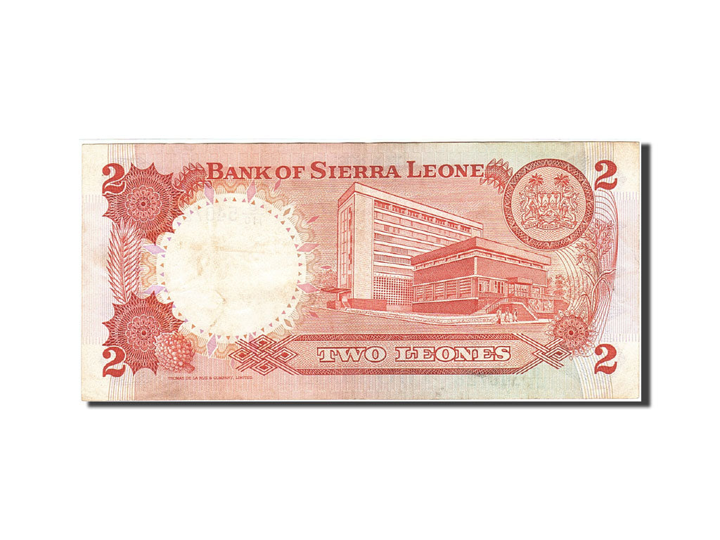 Sierra Leone, 2 Leones, 1974-1980, KM:6h, 1985-08-04, MB