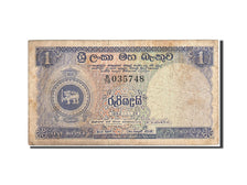 Ceylon, 1 Rupee, 1956, 1962-01-29, KM:56c, VG(8-10)