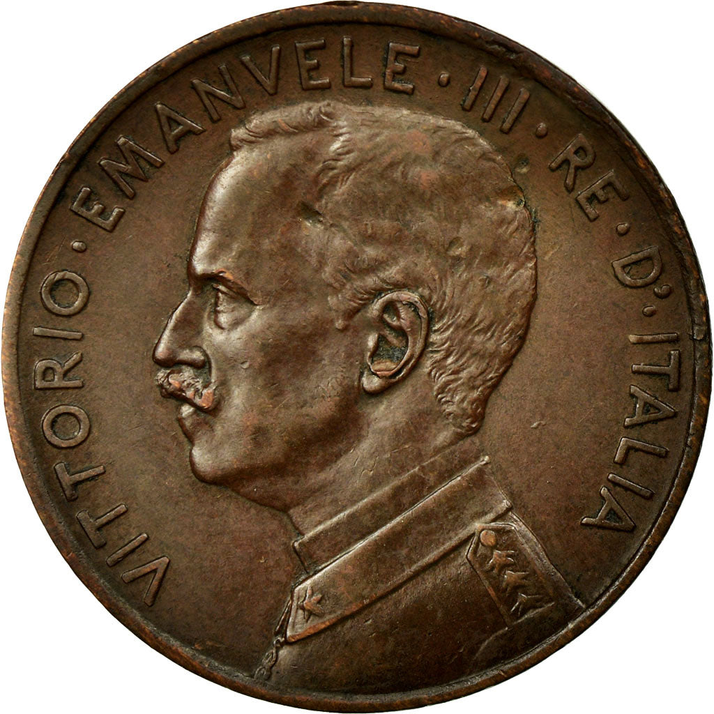 Coin, Italy, Vittorio Emanuele III, 5 Centesimi, 1913, Rome, EF(40-45), Bronze