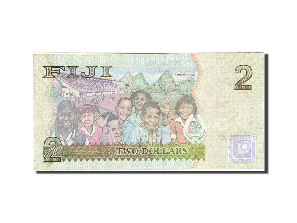 Banknote, Fiji, 2 Dollars, 2007, Undated (2007), KM:109a, AU(55-58)